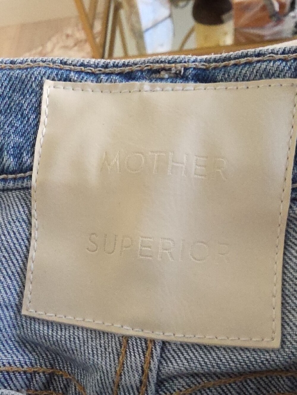 MOTHER Light Blue Flared High-Rise Jeans - Picture 2 of 4
